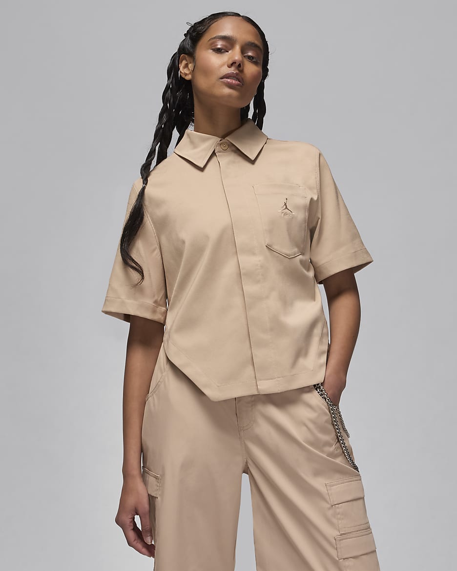 Jordan Women s Woven Crop Top. Nike ID